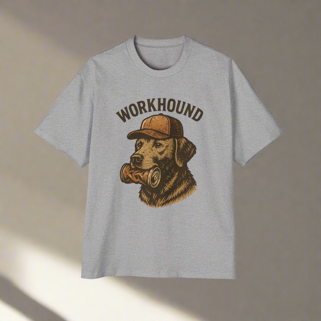 Booze Hound Oversized Heavy Vintage Tee
