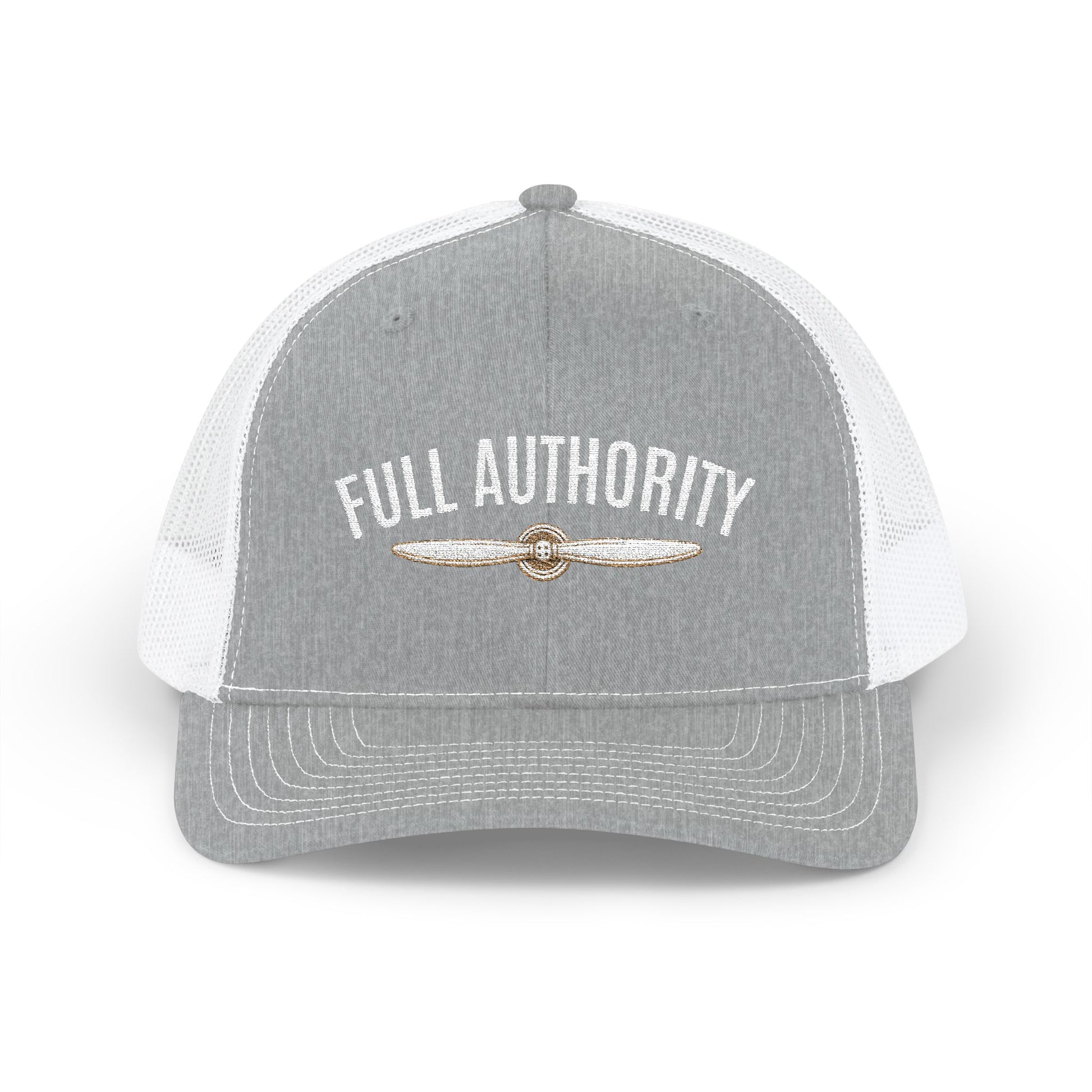 Full Authority Embroidered Trucker Cap