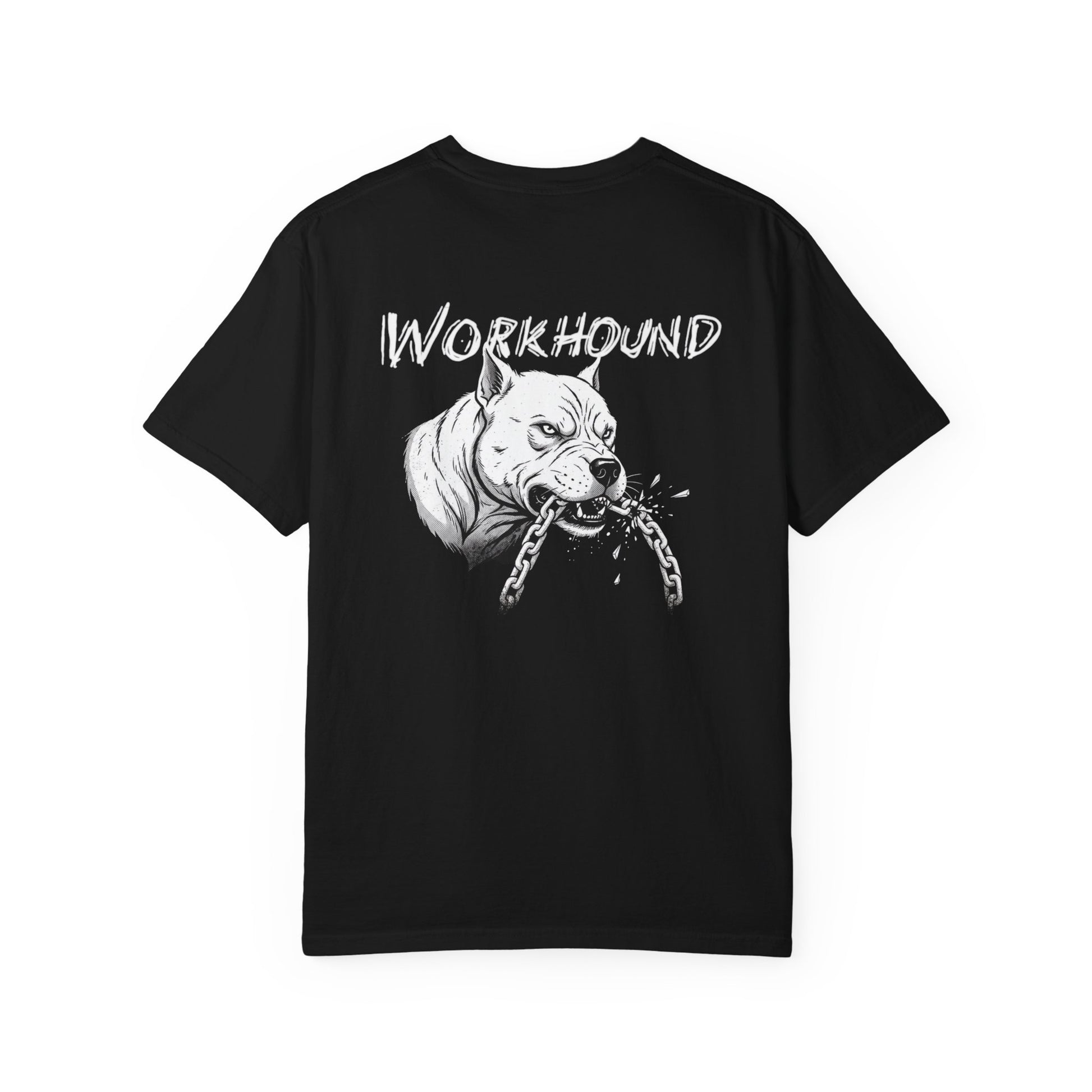 Workhound Pitbull T‑Shirt — "Workhound" Graphic Tee