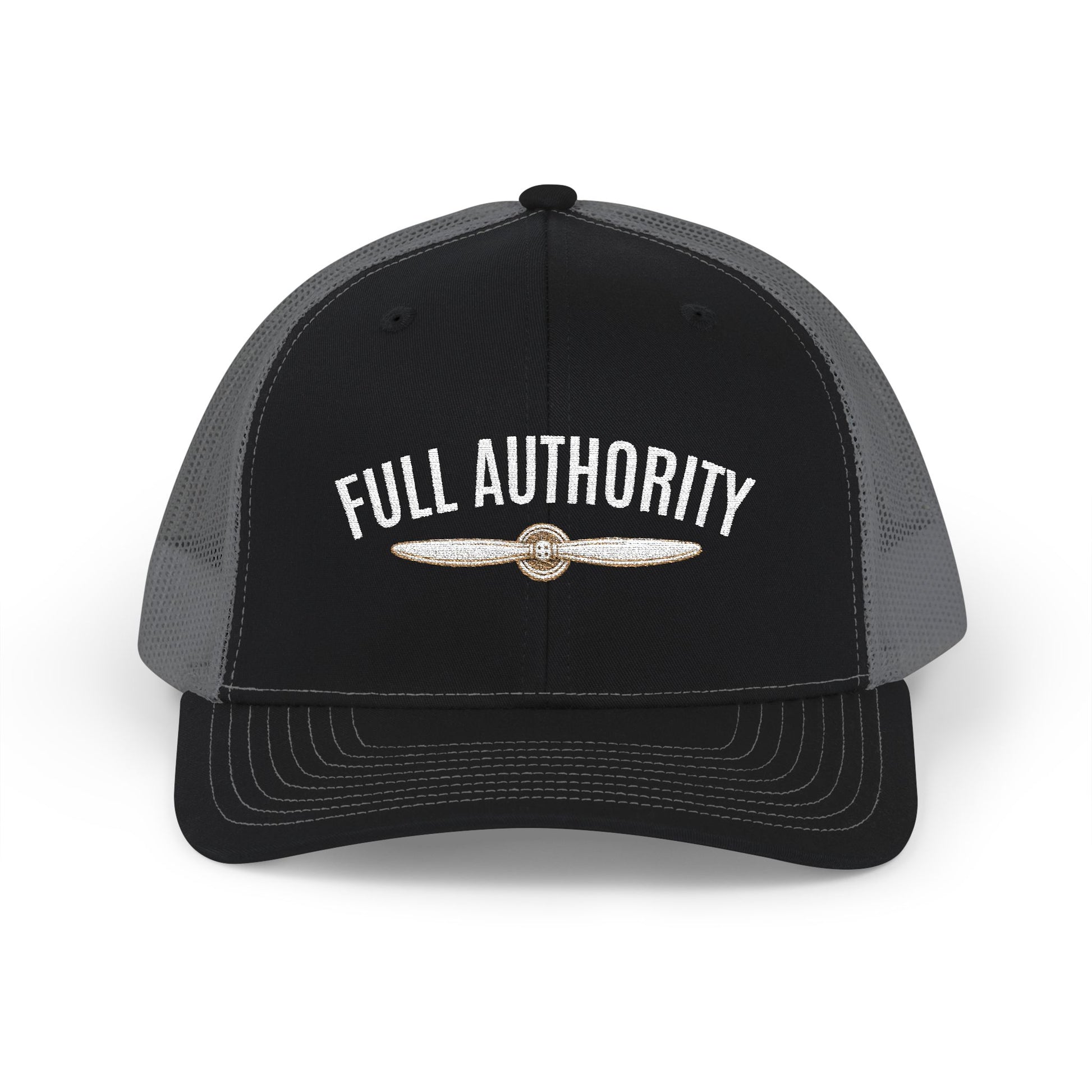 Full Authority Embroidered Trucker Cap